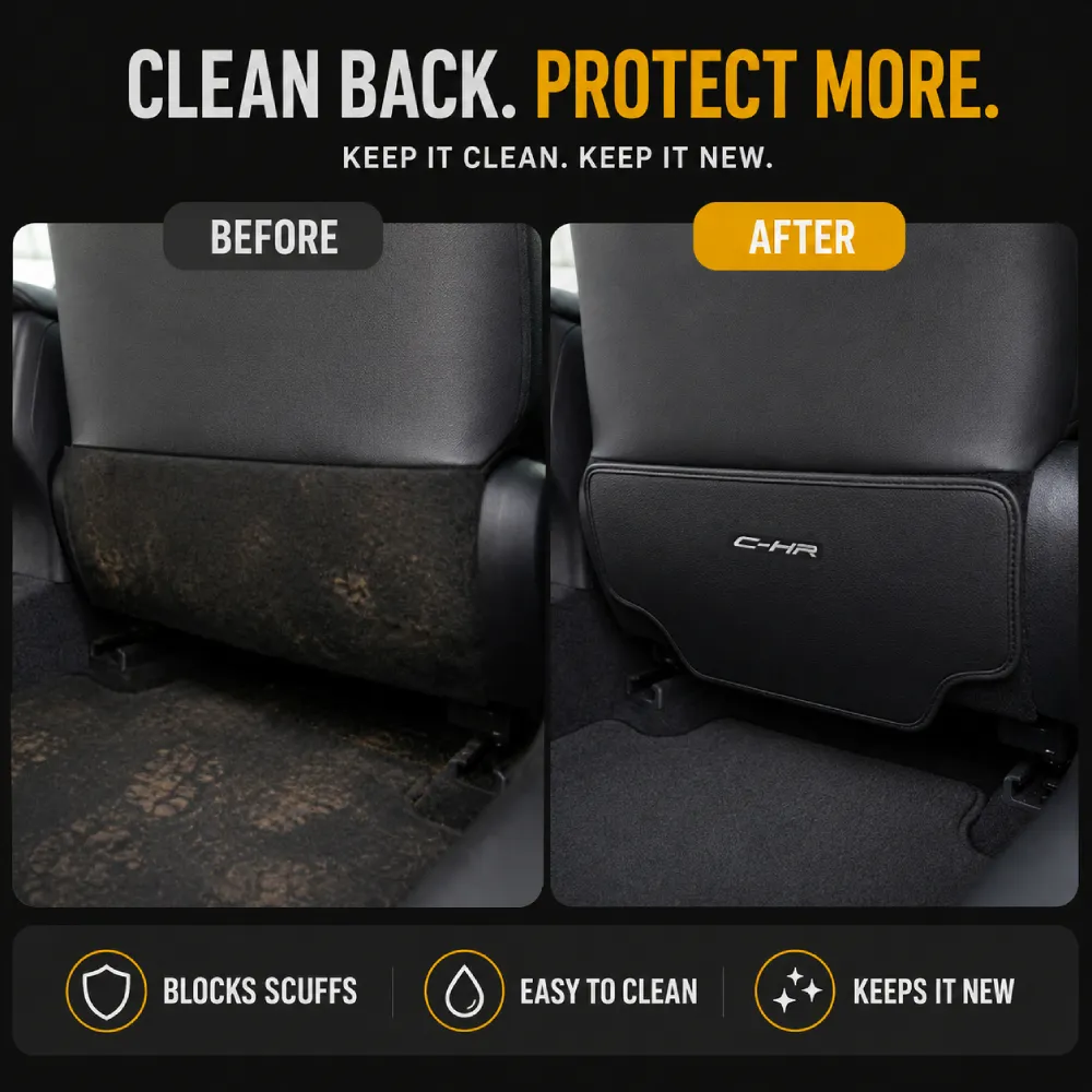 Toyota C-HR Seat Back Kick Mats (2016–2024) - Image 2