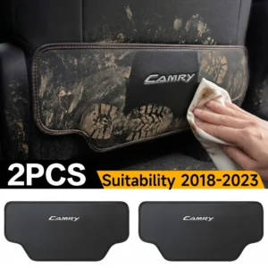 Toyota Camry 2018-2023 seat back kick protectors, durable waterproof anti-scratch mats