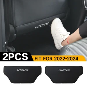 Nissan Kicks seat kick mats 2022-2024 custom fit anti scuff protector