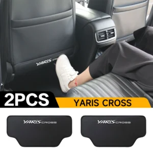 Toyota Yaris Cross seat back kick protectors, custom fit anti-scratch mats for compact SUV