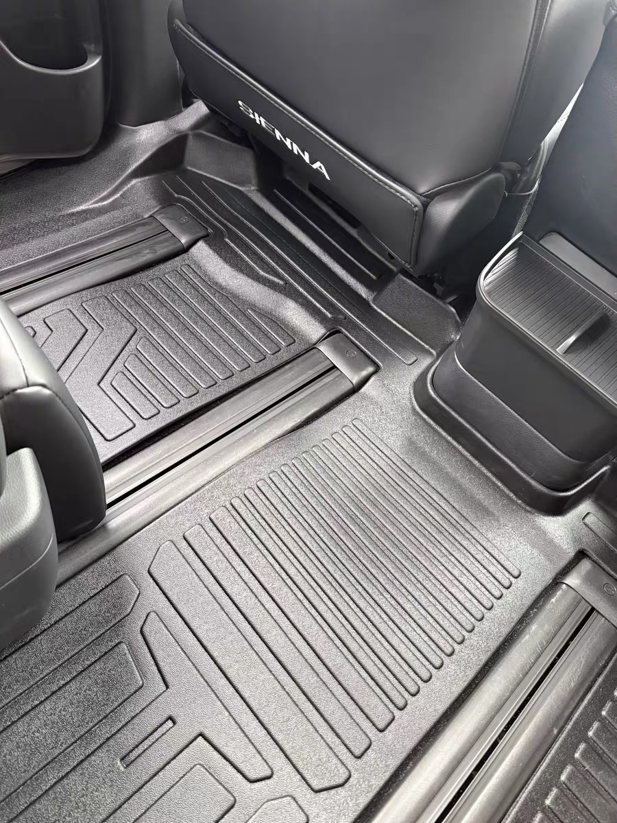 Car kick mat install